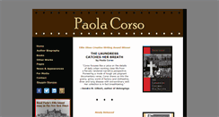 Desktop Screenshot of paolacorso.com