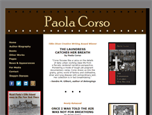 Tablet Screenshot of paolacorso.com